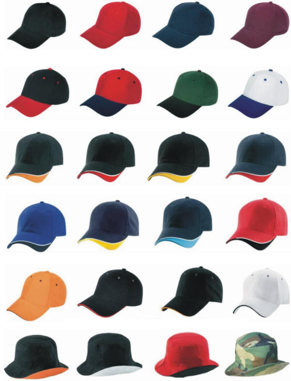 Broderi p� caps - eller produktion af caps efter egen ide