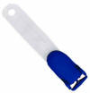 013112115-0602 BLUE PLASTIC SUSPENDER CLIP WITH MOLDED NYLON STRAP