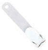 013112115-0608 WHITE PLASTIC SUSPENDER CLIP WITH MOLDED NYLON STRAP