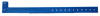 013112140-2510 BLUE 19MM VINYL WRIST BAND WITH PERMA-SNAP CLOSURE