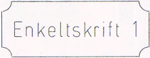 Enkeltskrift (Type A)