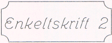 Enkeltskrift (Type B)