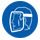 Pictogram - Ansigtsv�rn p�budt
