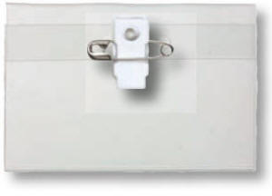 41-3016 Conferencebadge med clip 72-0303 70x35, 80x50, 90x60, 100x60, 100x75