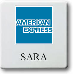 Flat 31-1056-04-51 56x56 Whit foil on black badge - Engraved lines in black