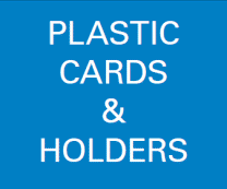 Quickback og kortholdere i plastik