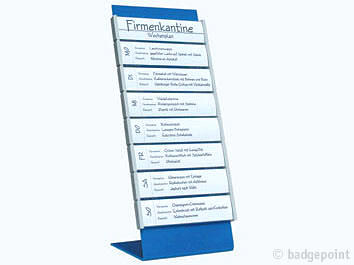 Badgepoint - Name tag systems - We make your name visible fra Dansk Erhvervsbeklædning. - som Standardprodukter, Individuelle produkter, og som Brancheløsninger: Navneskilte, Reversskilte, Bordskilte, Kampagneskilte, Badge, med tryk og gravering, efter opgaven.