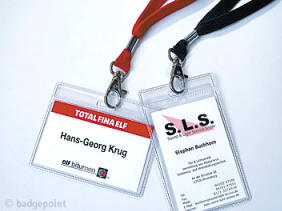 Badgepoint - Name tag systems - We make your name visible fra Dansk Erhvervsbeklædning. - som Standardprodukter, Individuelle produkter, og som Brancheløsninger: Navneskilte, Reversskilte, Bordskilte, Kampagneskilte, Badge, med tryk og gravering, efter opgaven.