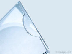 Badgepoint - Name tag systems - We make your name visible fra Dansk Erhvervsbeklædning. - som Standardprodukter, Individuelle produkter, og som Brancheløsninger: Navneskilte, Reversskilte, Bordskilte, Kampagneskilte, Badge, med tryk og gravering, efter opgaven.