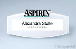 Badgepoint - Name tag systems - We make your name visible fra Dansk Erhvervsbekl�dning. - som Standardprodukter, Individuelle produkter, og som Branchel�sninger: Navneskilte, Reversskilte, Bordskilte, Kampagneskilte, Badge, med tryk og gravering, efter opgaven.