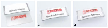 Badgepoint - Name tag systems - We make your name visible fra Dansk Erhvervsbekl�dning. - som Standardprodukter, Individuelle produkter, og som Branchel�sninger: Navneskilte, Reversskilte, Bordskilte, Kampagneskilte, Badge, med tryk og gravering, efter opgaven.