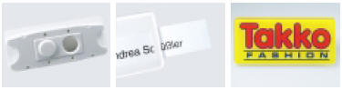 Badgepoint - Name tag systems - We make your name visible fra Dansk Erhvervsbekl�dning. - som Standardprodukter, Individuelle produkter, og som Branchel�sninger: Navneskilte, Reversskilte, Bordskilte, Kampagneskilte, Badge, med tryk og gravering, efter opgaven.