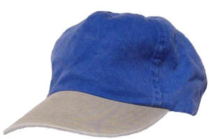 Kasket i sandvasket pigment indfarvet bomuld.5 paneler. Dess.: 231 K2C-9621