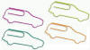 Goldstar promotion colorful car shaped paper clip