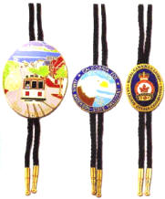 Bolo Ties som bes�tning p� sn�rrelukke.