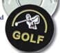 Eksklusive golfsæt boldmarkør og pitchfork med clips efter opgave.