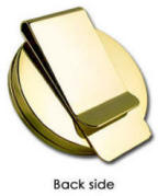 Poker Chip pengeklips og n�glering med tekst, budskab og logo efter opgave.