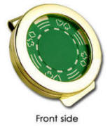 Poker Chip pengeklips og n�glering med tekst, budskab og logo efter opgave.