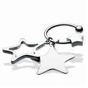 Dobbeltstjernet metalnglering, her i formatet 80,5 mm. x 37,6 mm. x 1.7 mm..