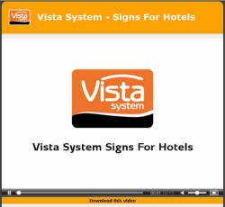Vista System Hotels Line fra Dansk Skilte Reklame Aps