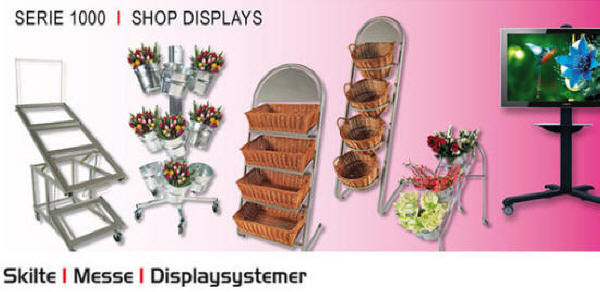 Skilte - messe og displaysystemer - Serie 1000 - fra lager