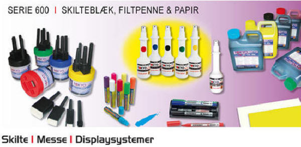Skilte - messe og displaysystemer - Serie 600 - fra lager