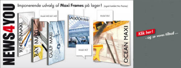 228 Maxi Frames - fra lager