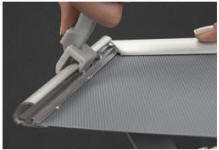 SECURITY FRAME V�G, 25 mm, s�lveloxeret.