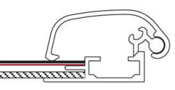 264 ALU SNAP SECURITY PROFILE 32 mm.