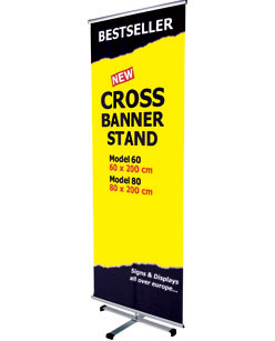 SPECIAL-TILBUD p� CROSS BANNER STAND