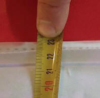 Efterbehandling af medier: Med gummi- eller siliconeliste