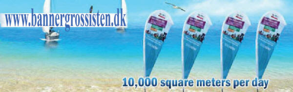 BANNERGROSSISTEN - Kapaciteten på denne teknik beror på op til 10000 kvm. pr. dag
