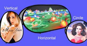 Roll up og Pop Up ... til ude og inde. Roll up bannere ... Pop ud bannere ... Pop up bannere ...