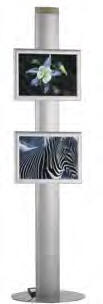 VEGA DISPLAY STAND 2 pcs. LED-light A3 snapframe SS-97104