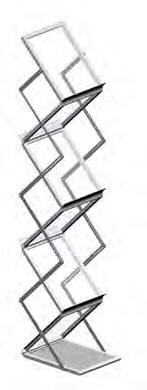 1217-1-A leaflet stand 5 shelves A4
