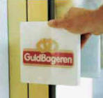 D�rh�ndtag med k�dens logo