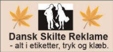 Klistermrker fra Dansk Skilte Reklame kan producere i alle mngder og i alle farver, faconer eller strrelser, da de fremstilles efter opgave.