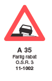 Vejskilt A35