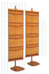 BAMBOO POSTER SHELF MODEL 2