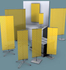 Bannerstand med Snaplock Profiler 