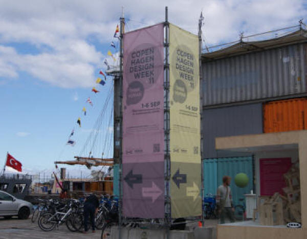 Opgave udført for Dansk Design Center på Rådhuspladsen, Højbro Plads og på Kvæsthusmolen