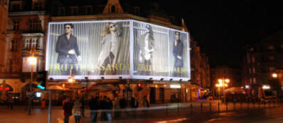 Konkurrencematerialer i storformat, opklæbet på skumplader