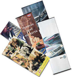 Indendørs er mulighederne for RollUp´s, bannermodeller, og print, uendelige