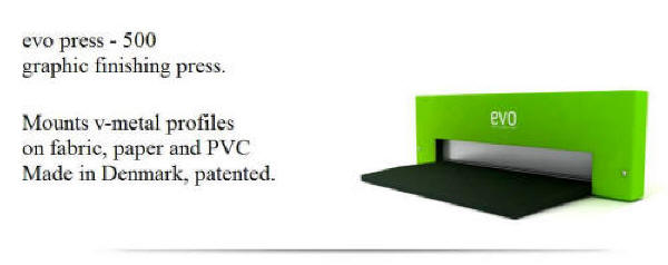 EVO Graphic Finishing er en produktserie udviklet af Scandinavian Display