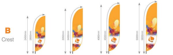 Beachflag - Crest - B