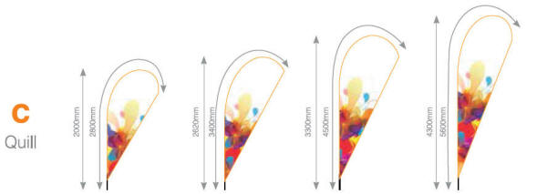 Beachflag - Quill - C