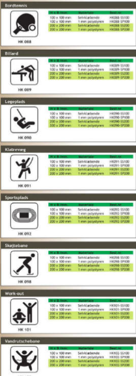 Aktiviteter - Piktogrammer til enhver anvisning og lejlighed