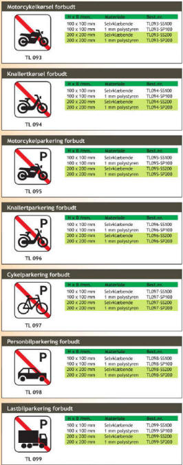Landtransport - Piktogrammer til enhver anvisning og lejlighed
