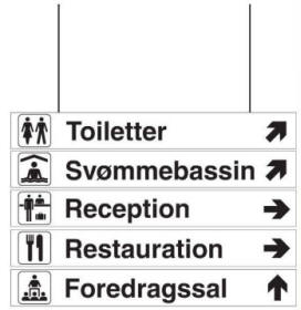 Se også løsninger på piktogrammer i forbindelse med glas og aluminium