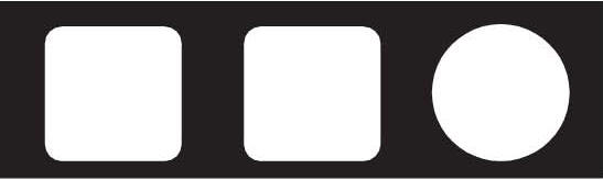 Her et par eksempler udført i standardversioner, til montering på bl.a. vinduer.